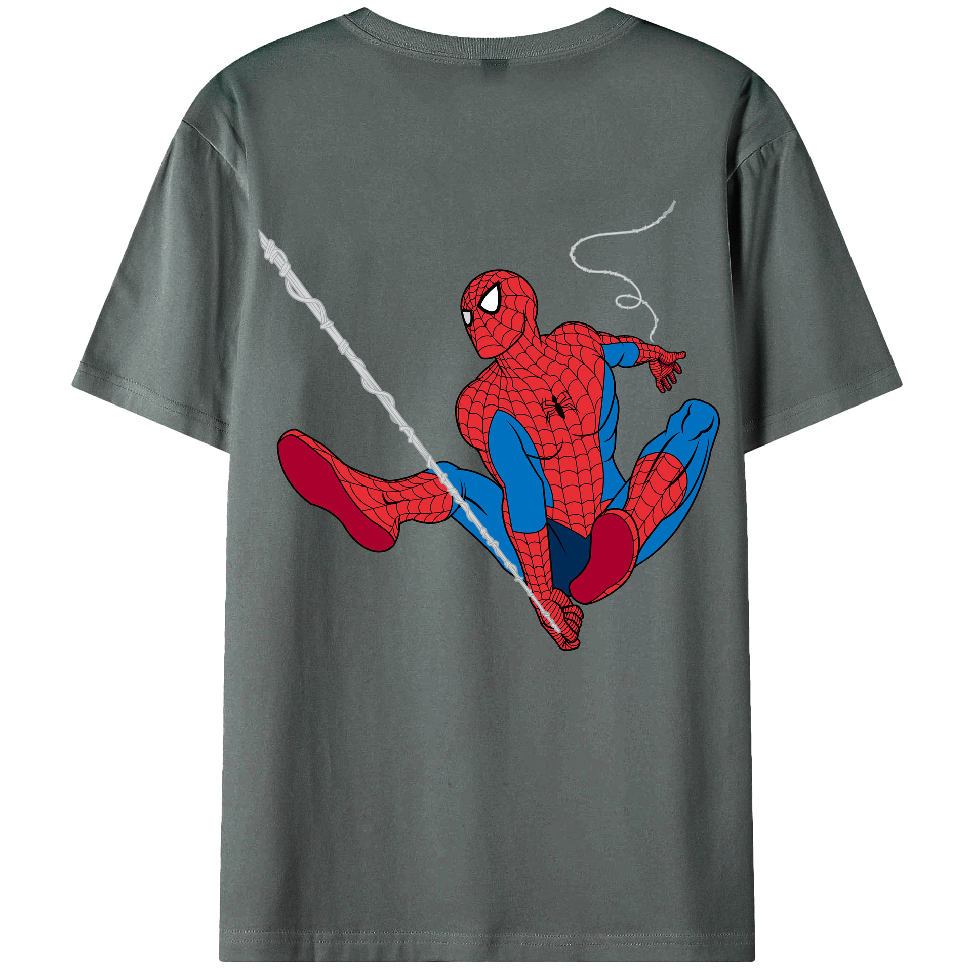 （画像用） アベンジャーズ The Avengers 綿100％ メンズ半袖Tシャツ（バックプリント） 通気性